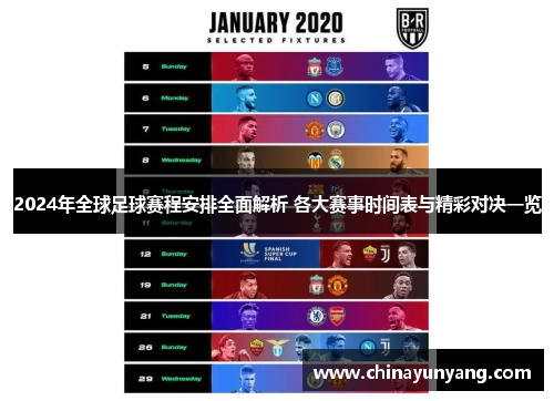 2024年全球足球赛程安排全面解析 各大赛事时间表与精彩对决一览